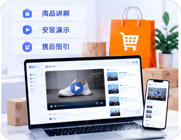 电商运营场景:用视频链接发送商品讲解与售后指引